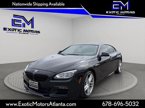 Black 2015 BMW 650 Gran Coupe i