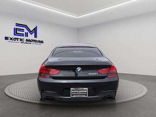 Black 2015 BMW 650 Gran Coupe i