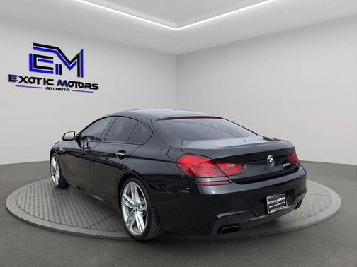 Black 2015 BMW 650 Gran Coupe i