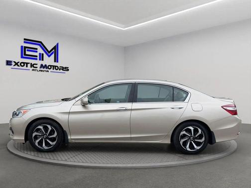 Gold 2017 Honda Accord EX-L w/Navigation & Honda Sensing