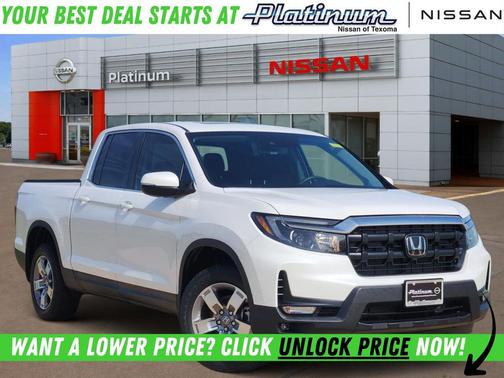 Platinum White Pearl 2026 Honda Ridgeline RTL