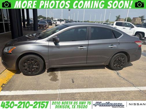 Gun Metallic 2015 Nissan Sentra SV