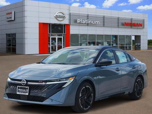 Atlantic Gray Metallic/Super Black 2026 Nissan Sentra SR