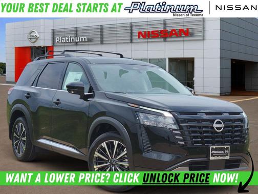 Super Black 2026 Nissan Pathfinder Platinum