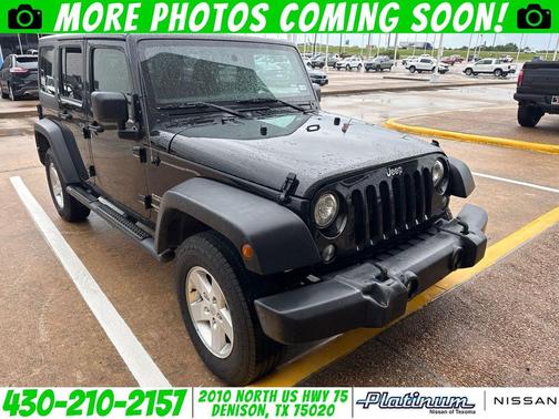 Black Clearcoat 2017 Jeep Wrangler Unlimited Sport