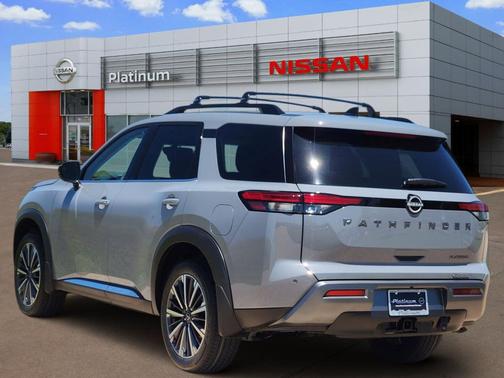 Boulder Gray Pearl 2026 Nissan Pathfinder Platinum