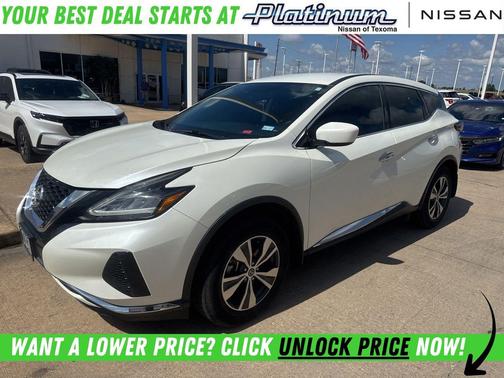 Pearl White Tricoat 2021 Nissan Murano S FWD