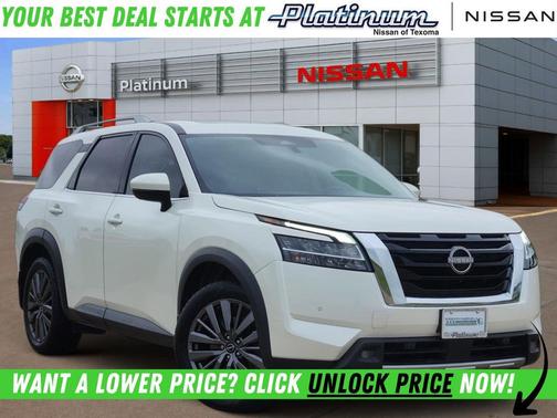 Pearl White Tricoat 2022 Nissan Pathfinder SL 2WD
