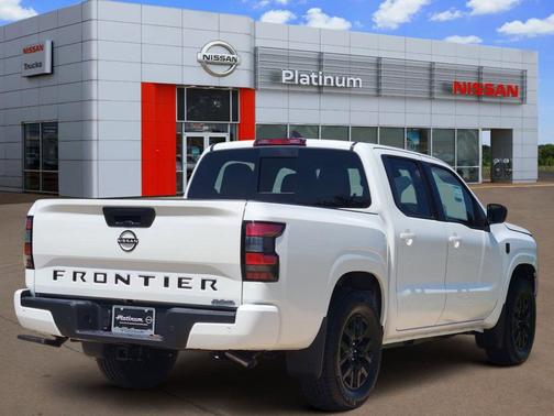 Glacier White 2026 Nissan Frontier SV