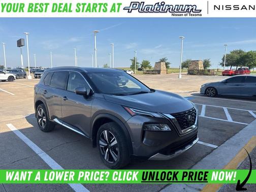 Gun Metallic 2023 Nissan Rogue Platinum