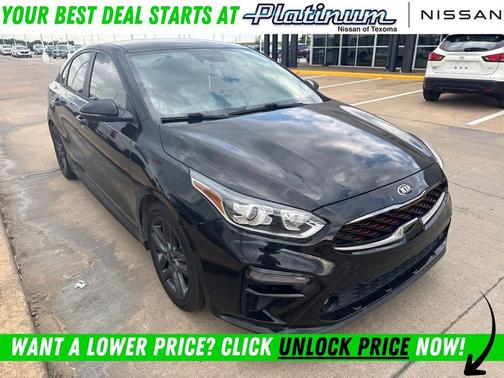 Aurora Black 2021 Kia Forte GT-Line