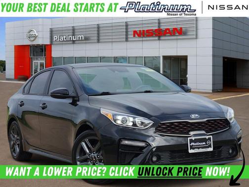 Aurora Black 2021 Kia Forte GT-Line