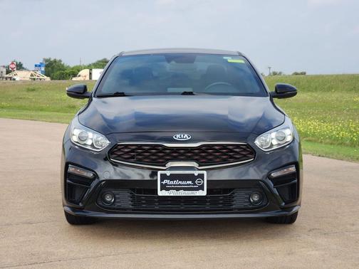 Aurora Black 2021 Kia Forte GT-Line