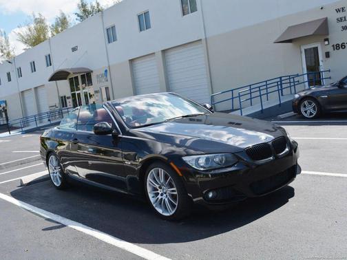 Black 2011 BMW 335 335i Convertible 2D