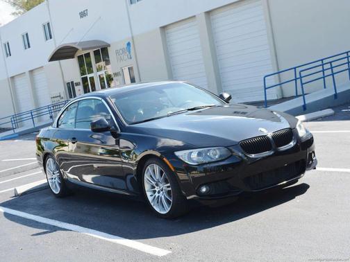Black 2011 BMW 335 335i Convertible 2D