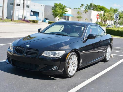 Black 2011 BMW 335 335i Convertible 2D