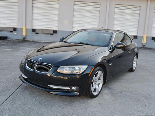 Jet Black 2012 BMW 335 335i Convertible 2D