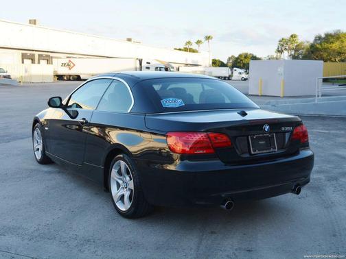 Jet Black 2012 BMW 335 335i Convertible 2D