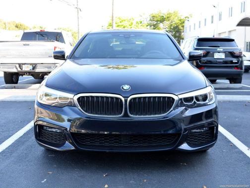 Black 2019 BMW 530 530i Sedan 4D