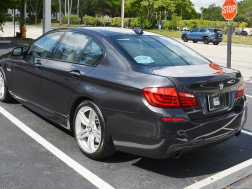 Black 2012 BMW 535 535i Sedan 4D