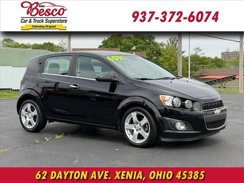 Black 2012 Chevrolet Sonic 2LZ