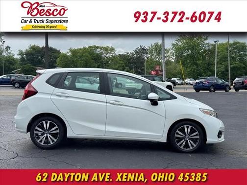 Platinum White Pearl 2019 Honda Fit EX