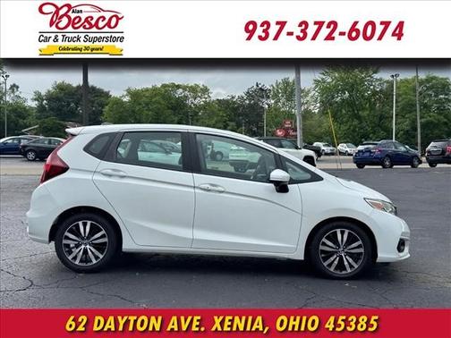 Platinum White Pearl 2019 Honda Fit EX