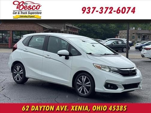 Platinum White Pearl 2019 Honda Fit EX