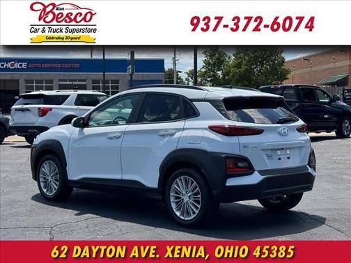 Chalk White 2019 Hyundai KONA SEL