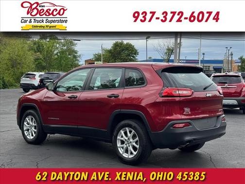 Deep Cherry Red Crystal Pearlcoat 2014 Jeep Cherokee Sport
