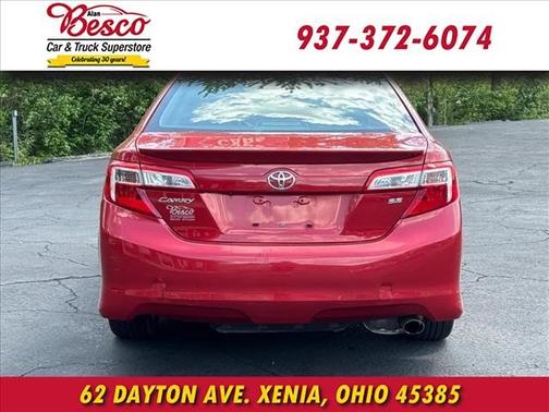 Barcelona Red Metallic 2012 Toyota Camry SE
