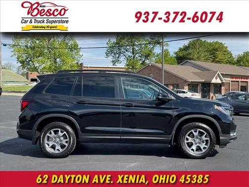 Crystal Black Pearl 2022 Honda Passport AWD TrailSport