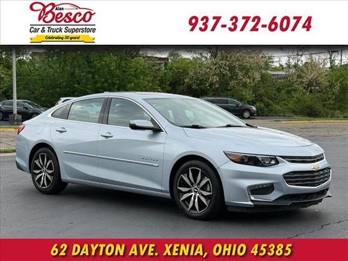Arctic Blue Metallic 2017 Chevrolet Malibu 1LT