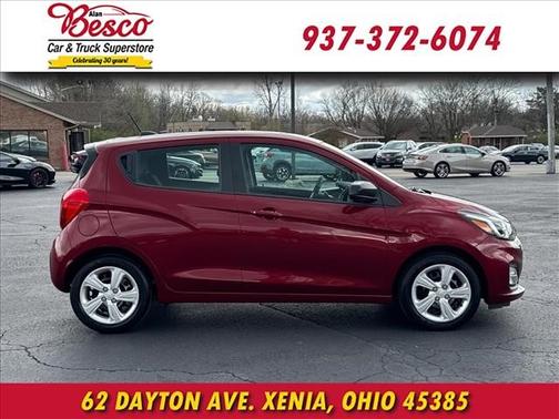 Crimson Metallic 2022 Chevrolet Spark LS