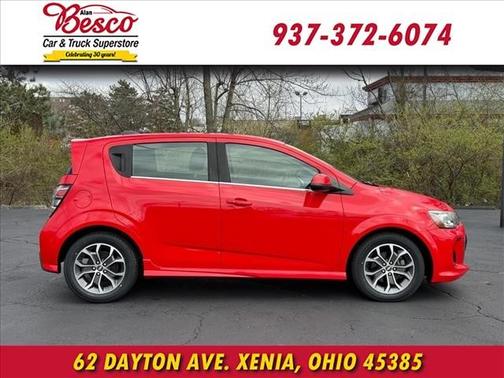 Cajun Red Tintcoat 2017 Chevrolet Sonic LT