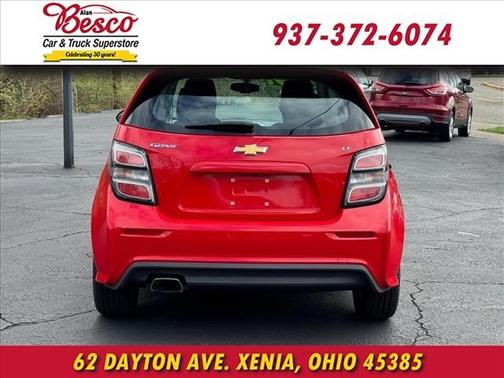 Cajun Red Tintcoat 2017 Chevrolet Sonic LT