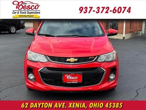 Cajun Red Tintcoat 2017 Chevrolet Sonic LT