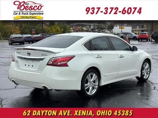 Pearl White 2015 Nissan Altima 3.5 SL
