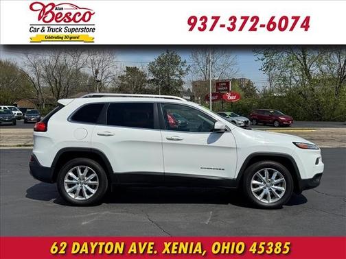 Bright White Clearcoat 2015 Jeep Cherokee Limited