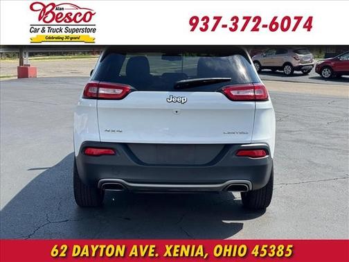 Bright White Clearcoat 2015 Jeep Cherokee Limited