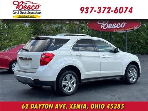 White Diamond Tricoat 2015 Chevrolet Equinox LTZ