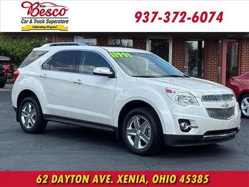 White Diamond Tricoat 2015 Chevrolet Equinox LTZ