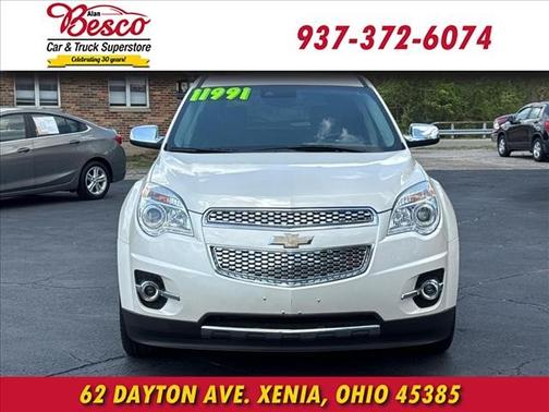 White Diamond Tricoat 2015 Chevrolet Equinox LTZ