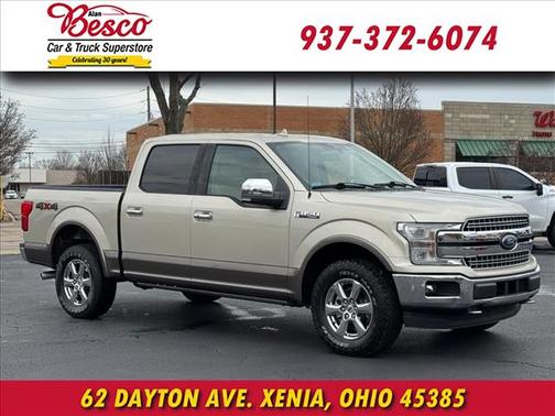 White Gold Gn 2018 Ford F-150 Lariat