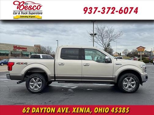 White Gold Gn 2018 Ford F-150 Lariat