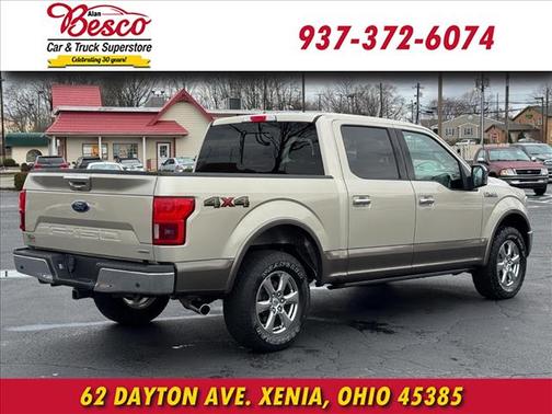 White Gold Gn 2018 Ford F-150 Lariat