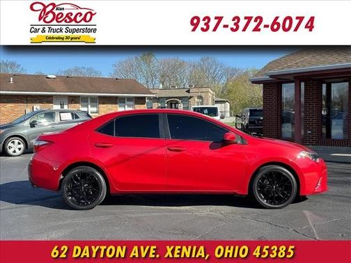 Barcelona Red Metallic 2015 Toyota Corolla LE