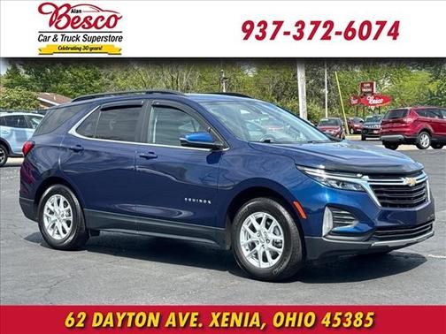 Blue Glow Metallic 2022 Chevrolet Equinox 1LT