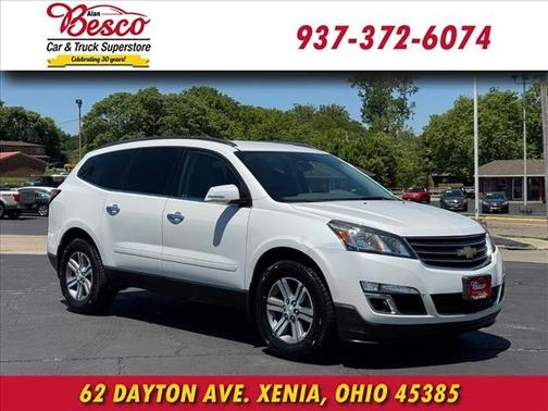 Summit White 2016 Chevrolet Traverse 1LT