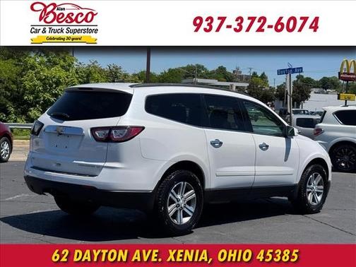 Summit White 2016 Chevrolet Traverse 1LT